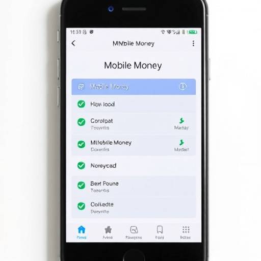 Screenshot of MTN Mobile Money interface on a smartphone
