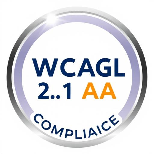 WCAG 2.1 Level AA compliance badge.